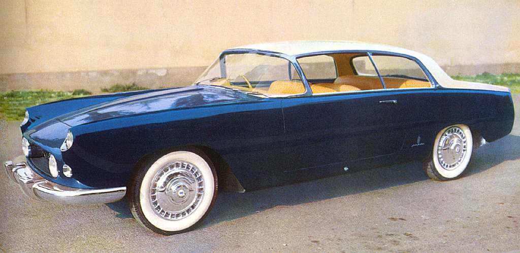 Lancia Florida 2-door (Pininfarina), 1955 - Средняя стойка дорисована?