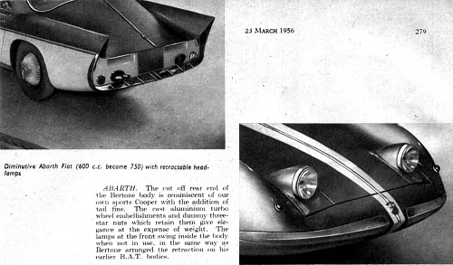 Abarth Type-215A Coupe (Bertone), 1956