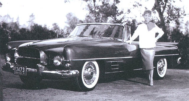 Dual-Ghia Convertible, 1956 - Actress Debbie Reynolds