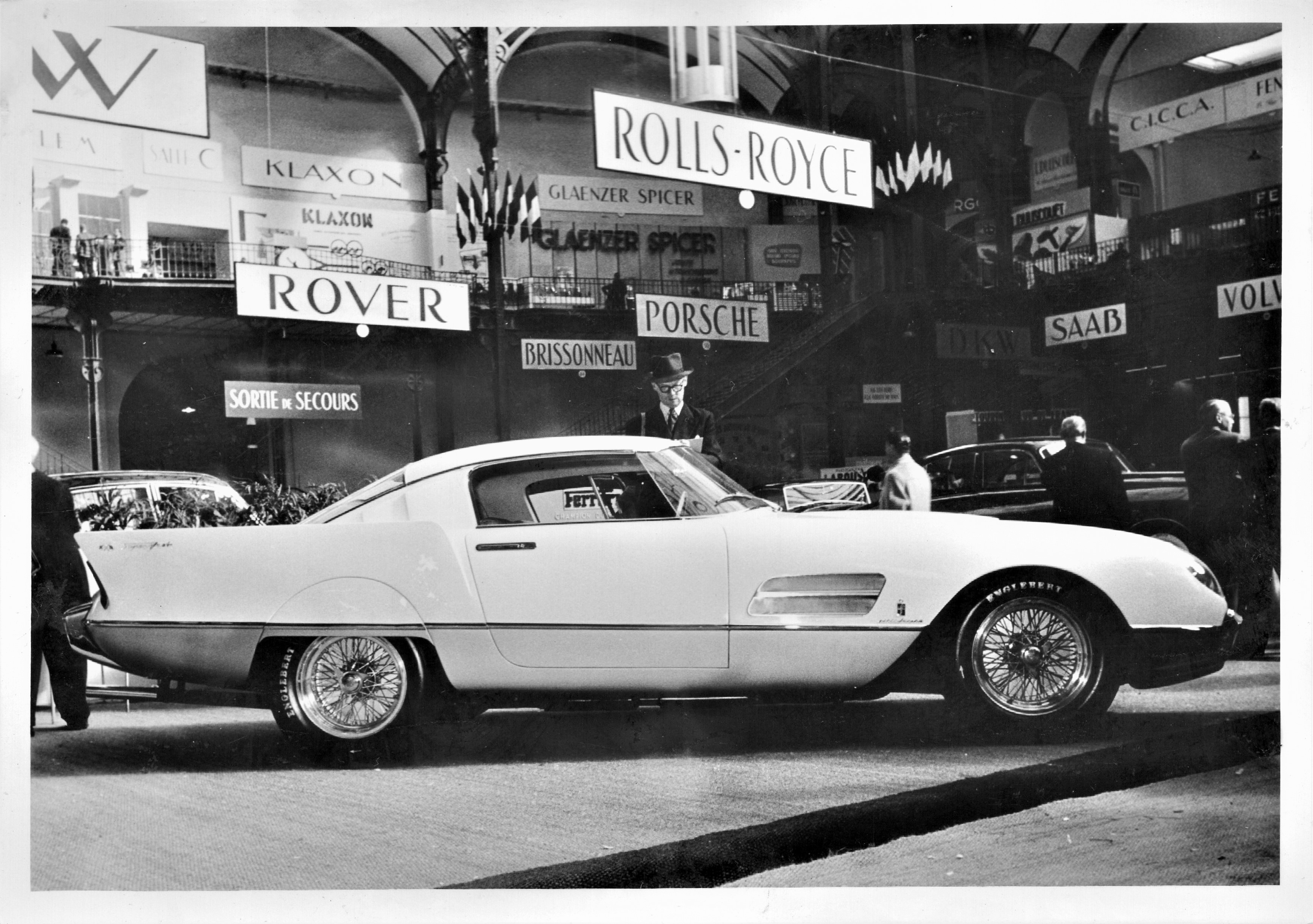 Ferrari 410 Superfast (Pininfarina) - at the 1956 Paris Auto Show
