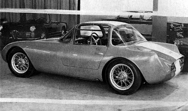Lotus 1100 Le Mans Coupé (Ghia Aigle) – presented on the Ghia-Aigle stand (no. 303) at 28th International Motor Show in Geneva, 13–23/03/1958