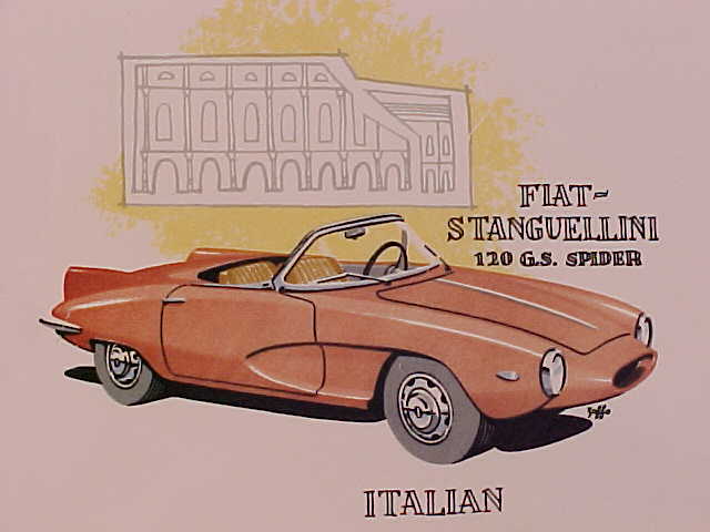 Fiat-Stanguellini 1200 Spider (Bertone), 1957