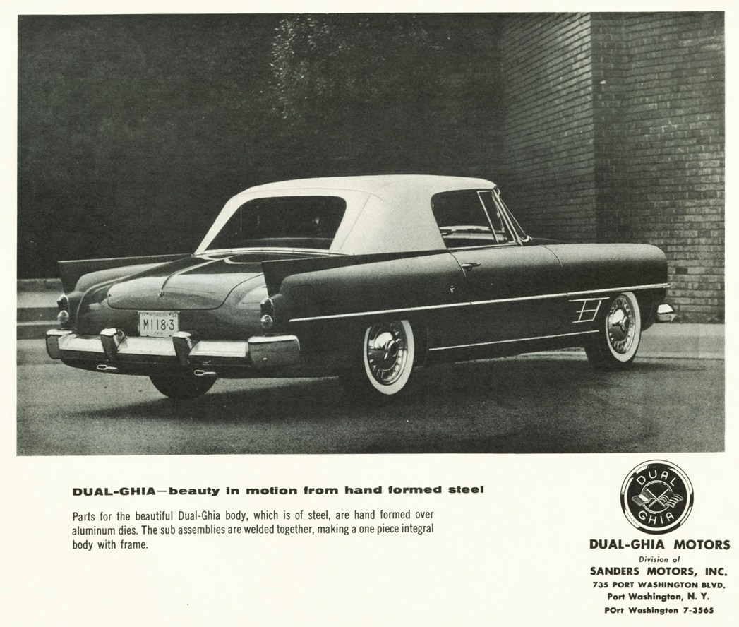 Dual-Ghia, 1957 - Beauty in motion from hand formed steel