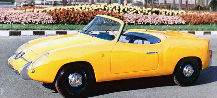 Abarth 750 Spider (Zagato), 1957