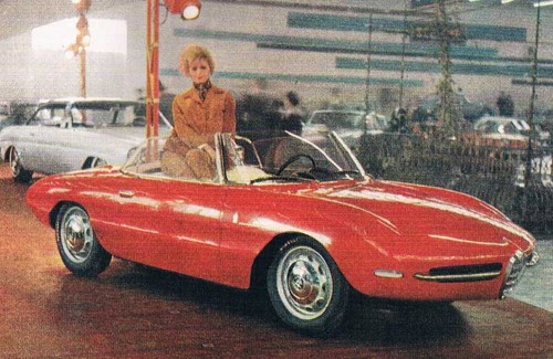 Alfa Romeo Giulietta SS Spider Speciale Aerodinamica (Pininfarina), 1961 - Turin'61
