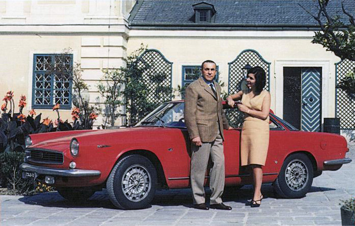 Fiat-Abarth 2400 Coupé (Allemano), 1964 - Carlo Abarth with his wife Annelise