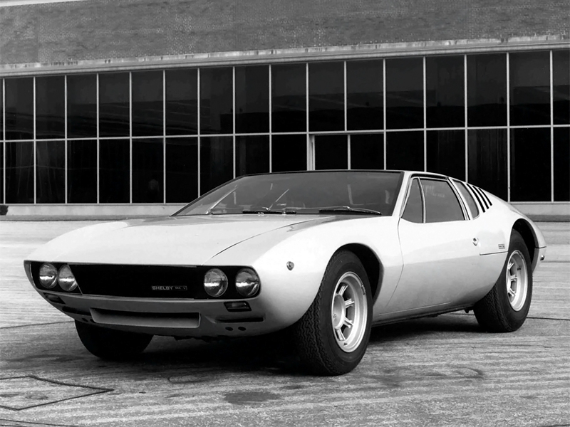 Ford thought about a badge-engineered Shelby version of the DeTomaso Mangusta to replace the original Cobra, but it came to nothing.