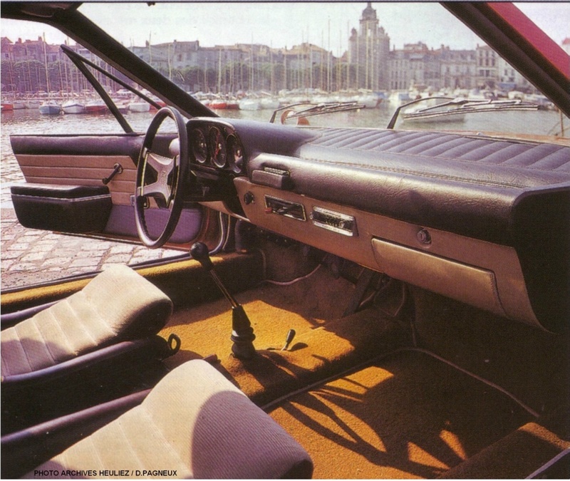 Porsche Murene (Heuliez), 1970 - Interior