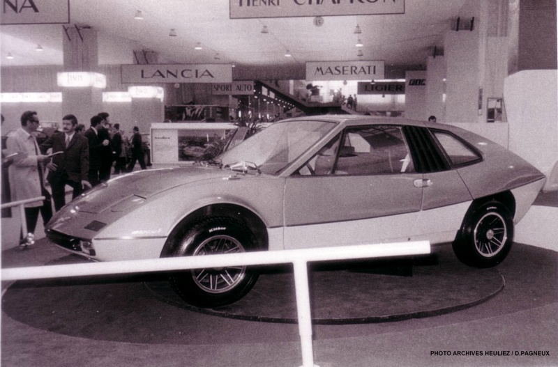 Porsche Murene (Heuliez), 1970 - Paris Motor Show'70