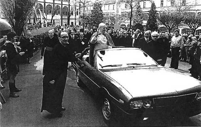 Lancia Gamma Spider (Pininfarina), 1978 - Pope John Paul II