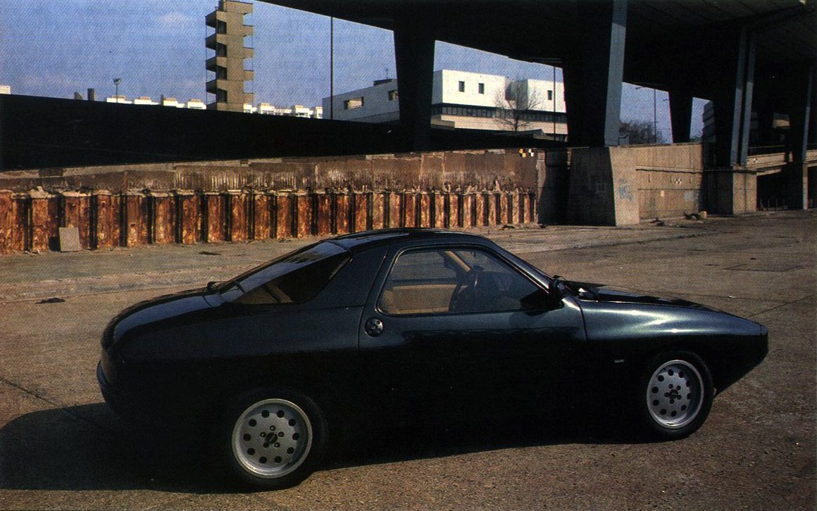 Alfa Romeo Zeta Sei (Zagato), 1983 - Squat rear haunches, wraparound window