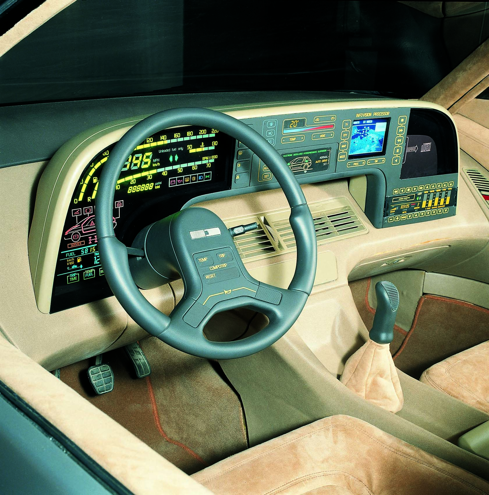 ItalDesign Orbit, 1986 - Interior