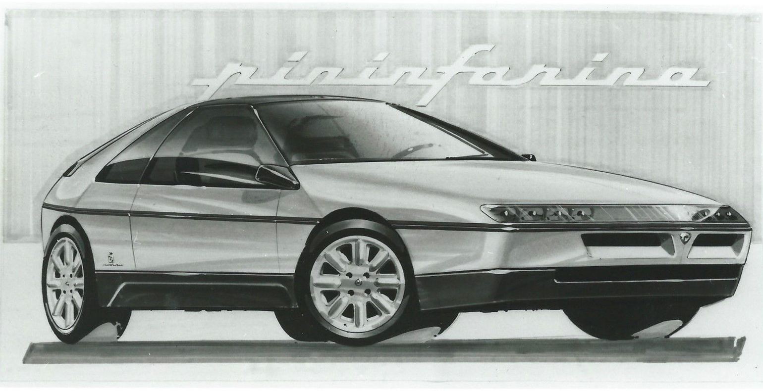Lancia HIT (Pininfarina), 1988 - Design Sketch