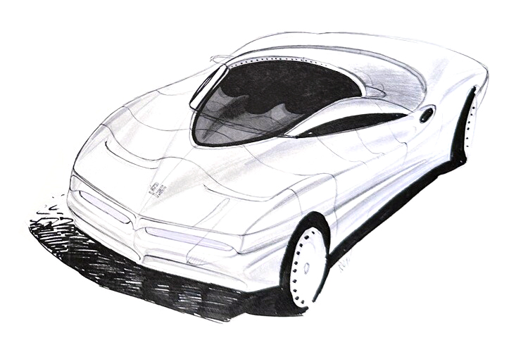 GM Chronos (Pininfarina), 1991 - Design Sketch