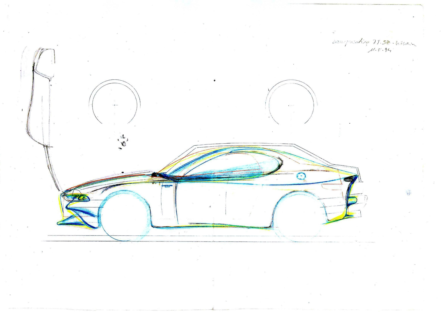 Castagna Vittoria, 1995 - Design Sketch