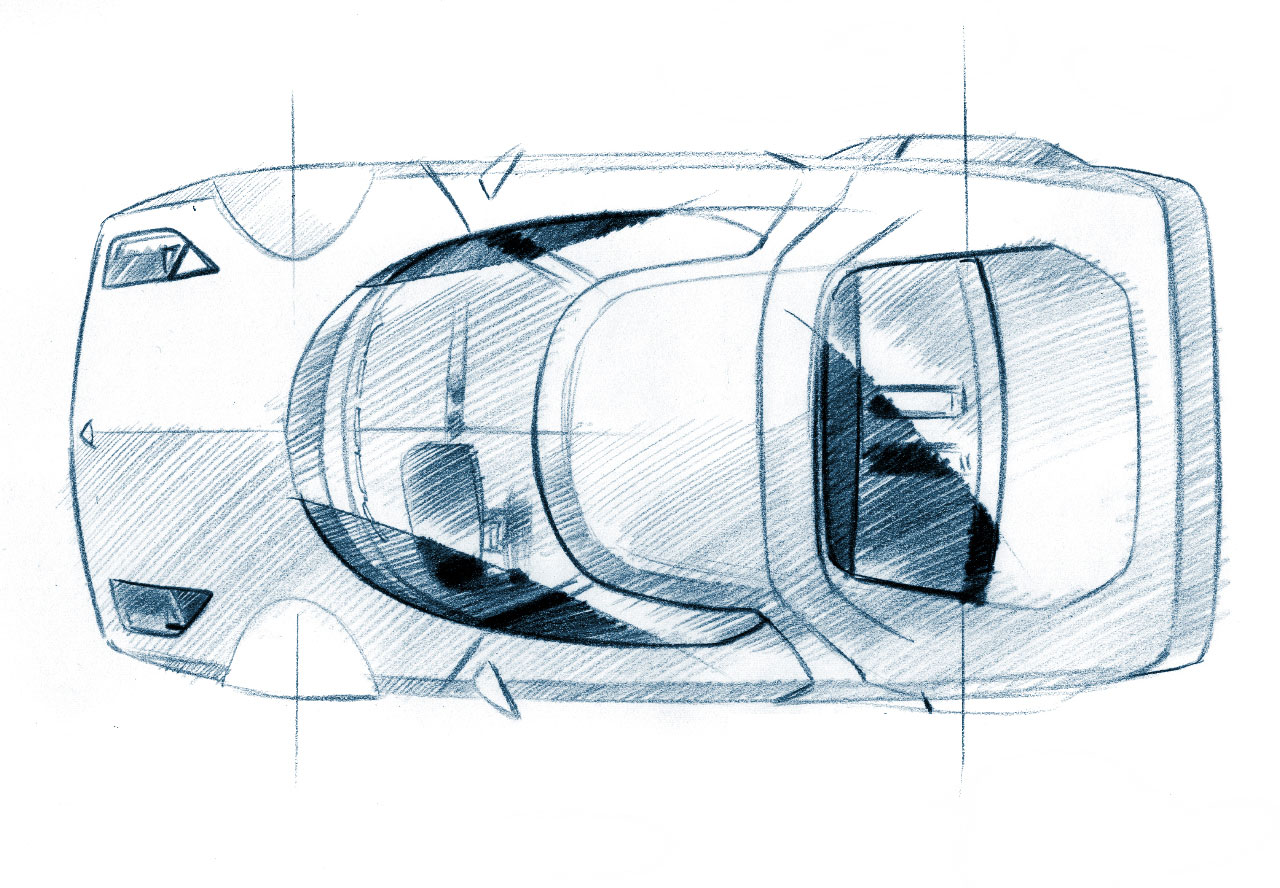 New Lancia Stratos, Design Sketch