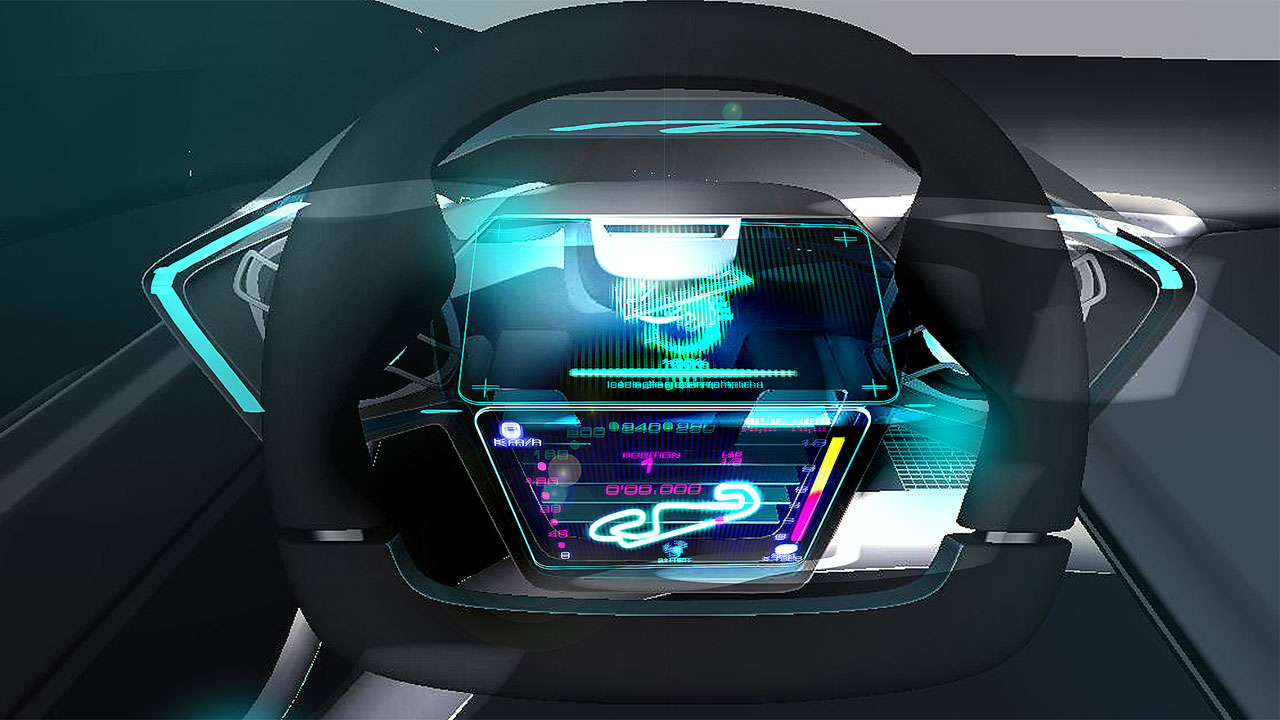 Abarth Scorp-Ion (IED), 2011 - Steering Wheel Rendering 