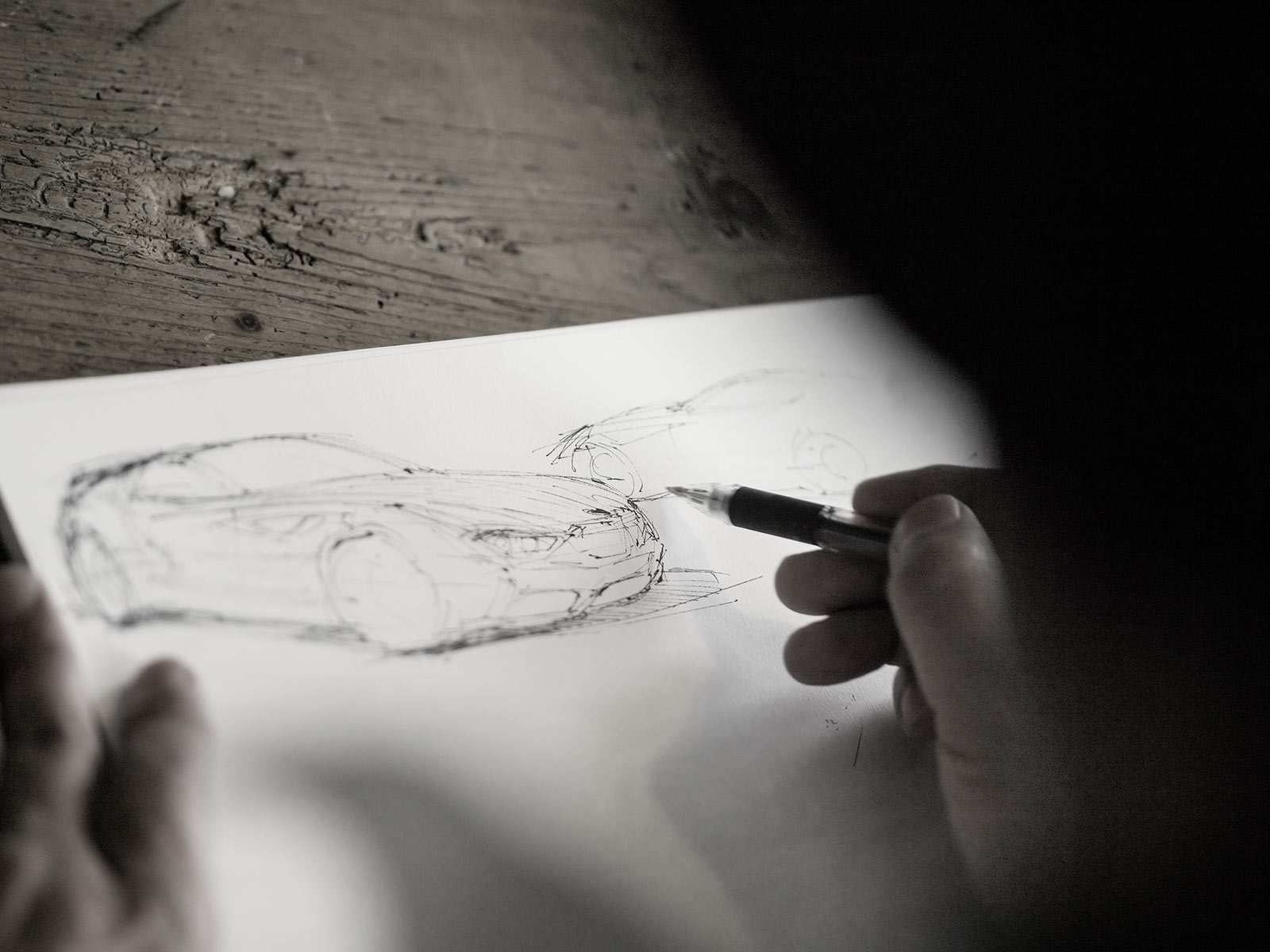 BMW Zagato Coupé, 2012 - Design Sketch by Norihiko Harada