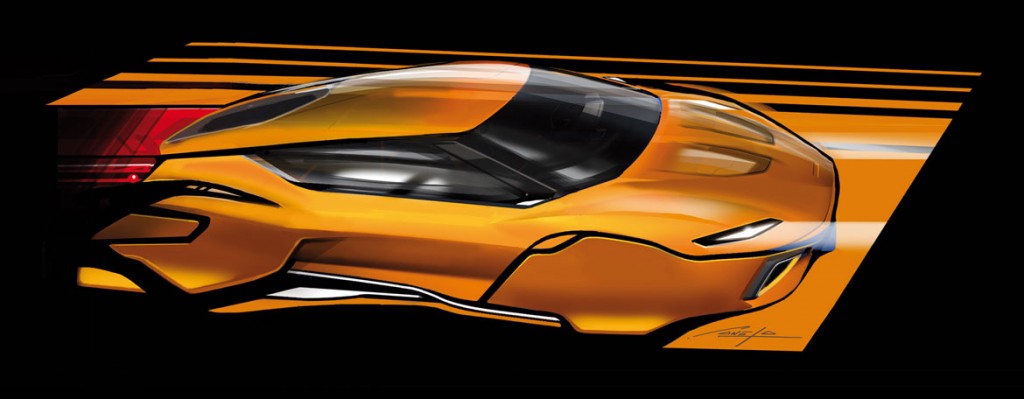 ItalDesign GTZero Concept, 2016 - Design Sketch