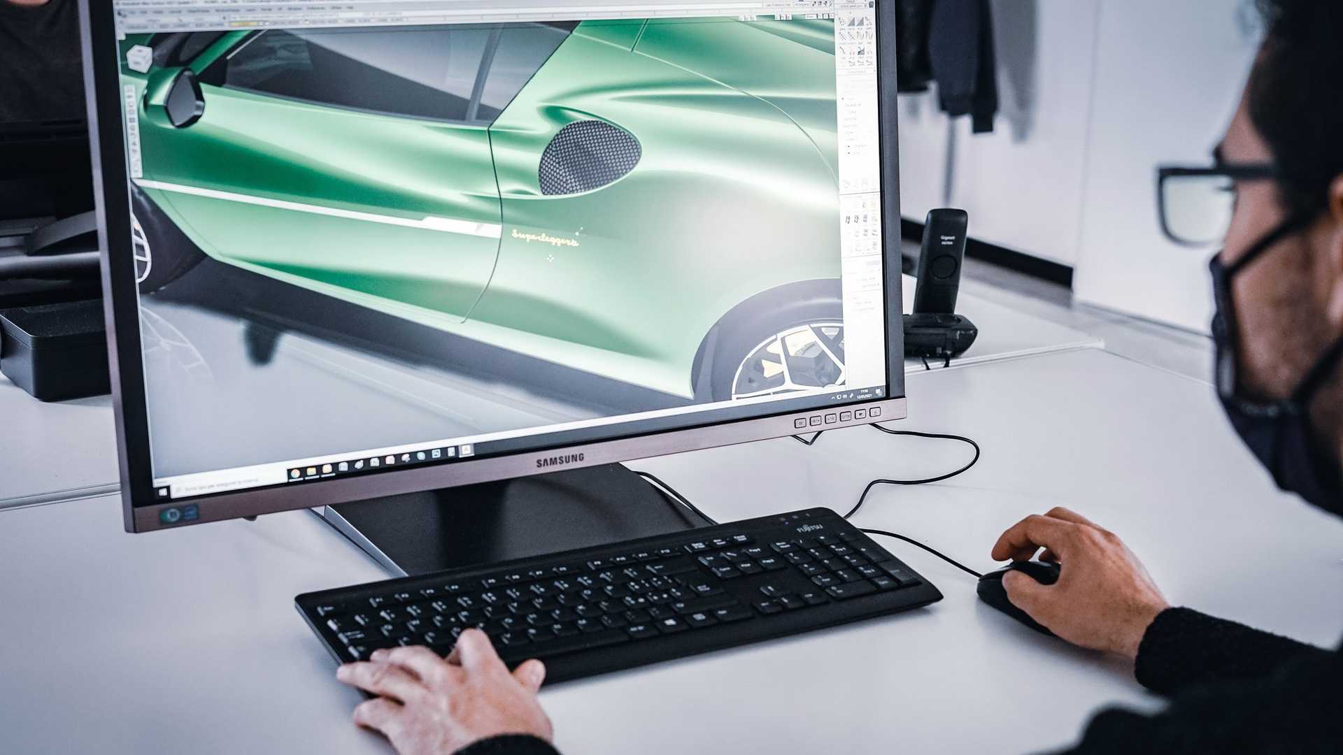 Touring Superleggera Arese RH95, 2021 - Design Process