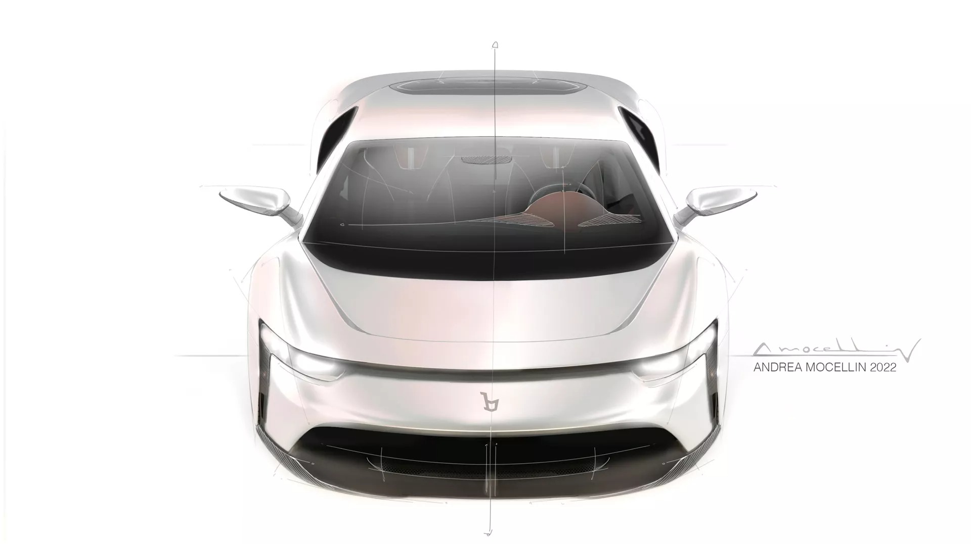 Bertone GB110, 2022 – Design Sketch by Andrea Mocellin