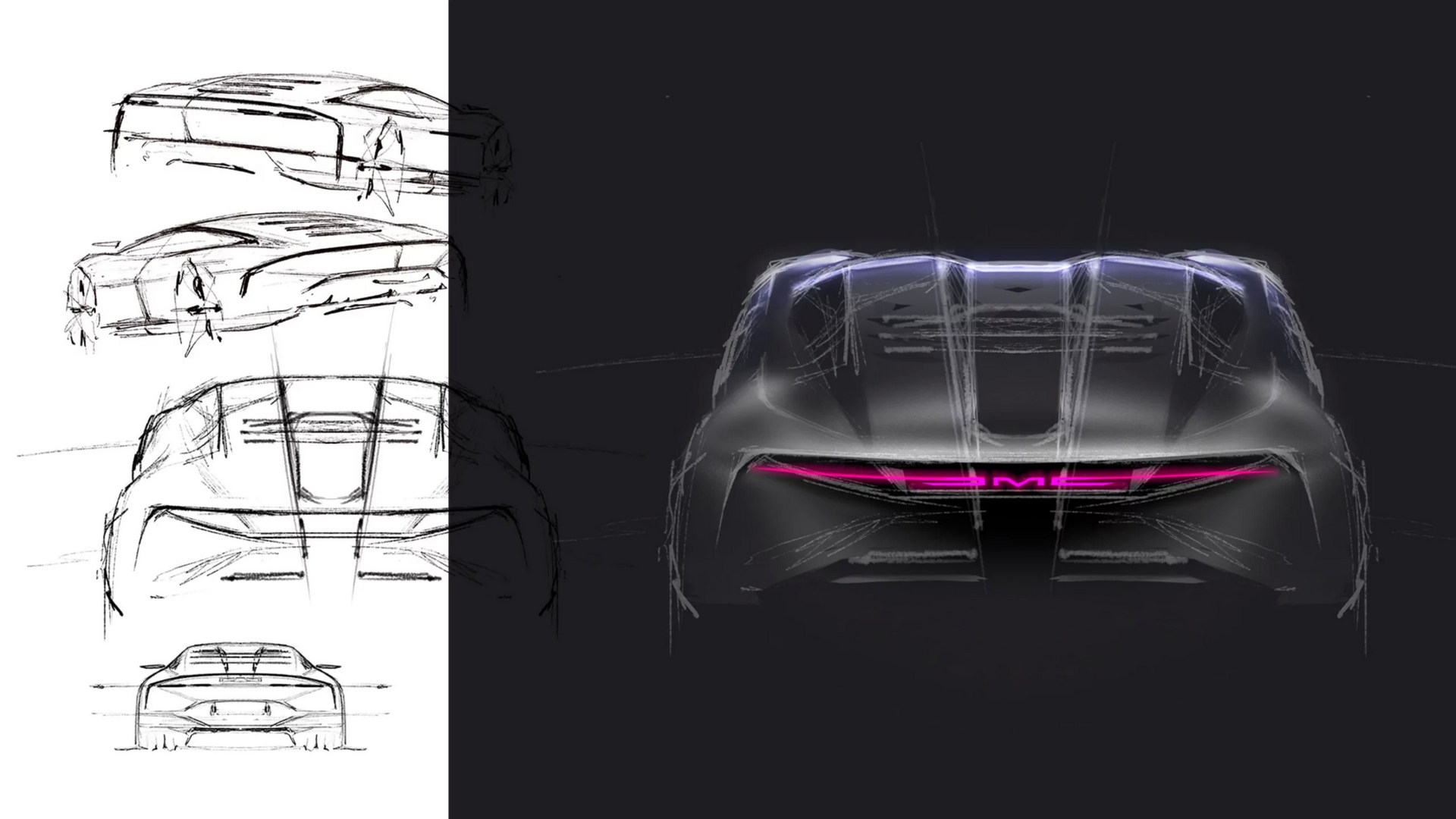 DeLorean Alpha5 (ItalDesign), 2022 – Design Sketch