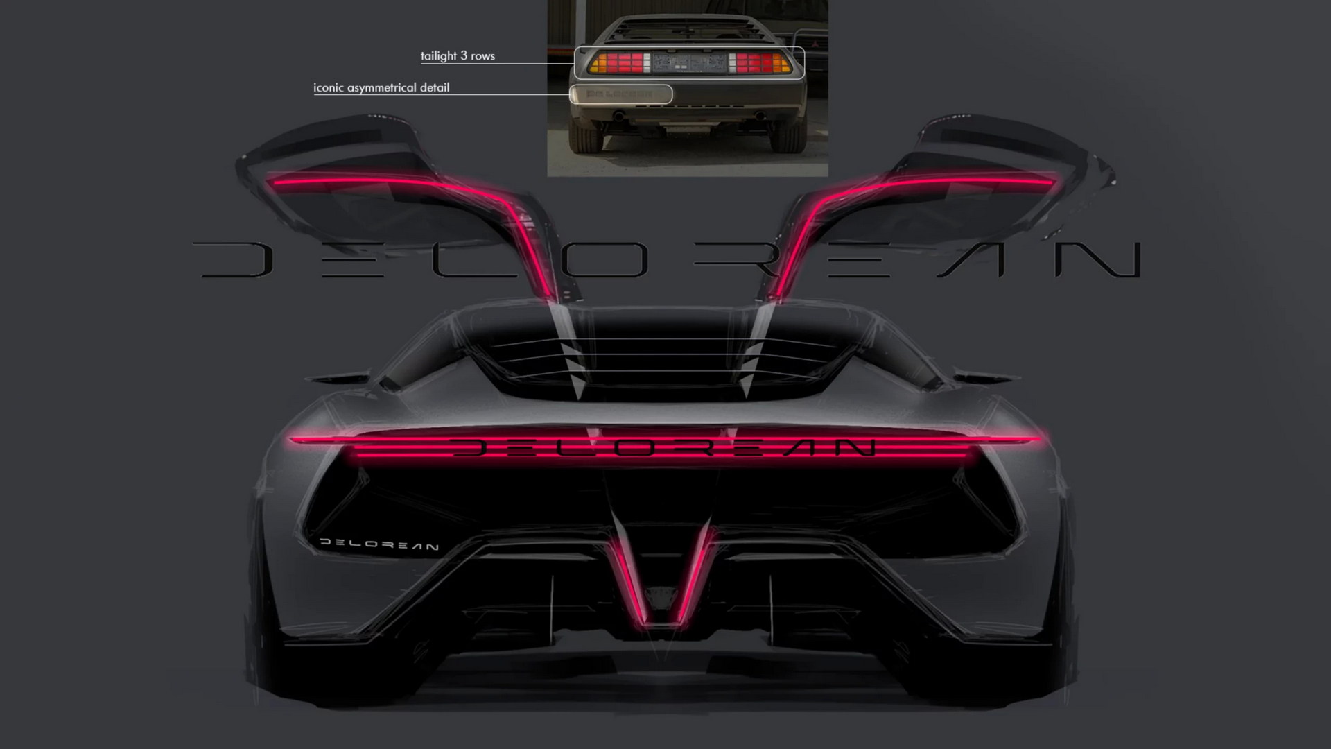 DeLorean Alpha5 (ItalDesign), 2022 – Design Sketch