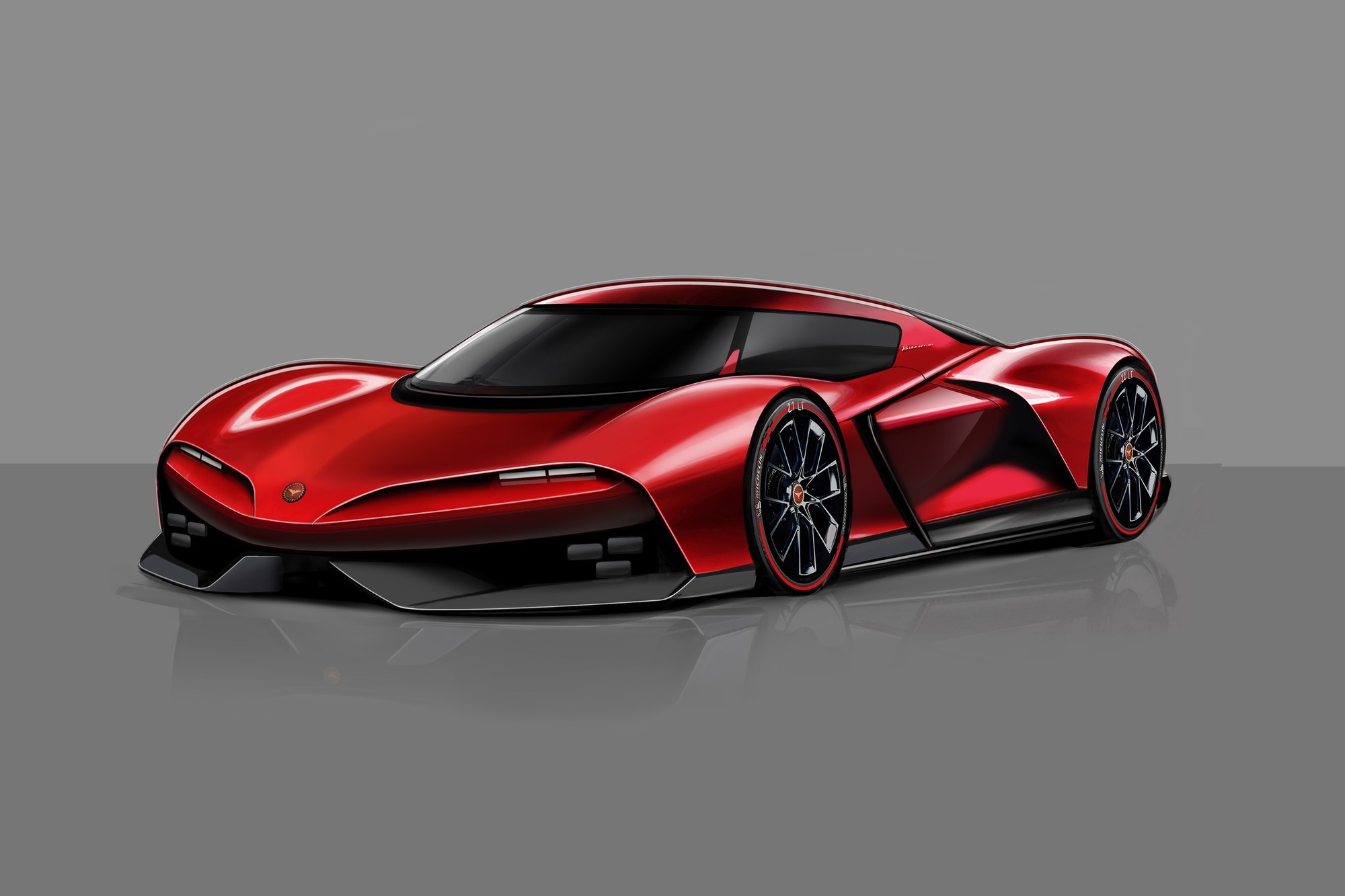 Bizzarrini Giotto (GFG Style), 2023 – Design Sketch