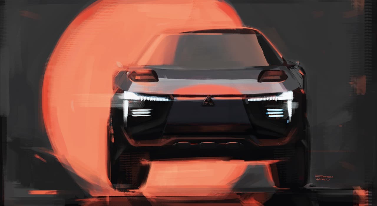 Mitsubishi Moonstone Concept (IED), 2023 – Design Sketch