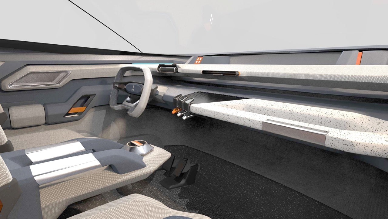 Mitsubishi Moonstone Concept (IED), 2023 – Design Sketch – Interior