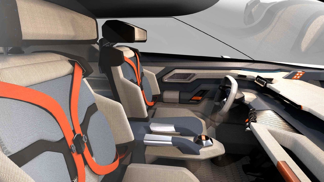 Mitsubishi Moonstone Concept (IED), 2023 – Design Sketch – Interior
