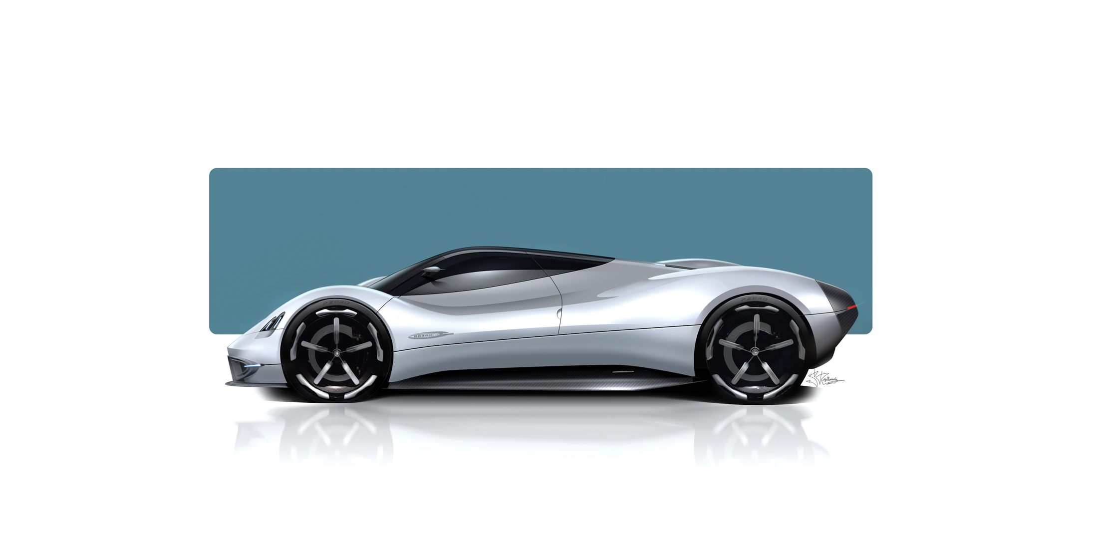 Pagani Alisea Concept (IED), 2024 – Design Sketch