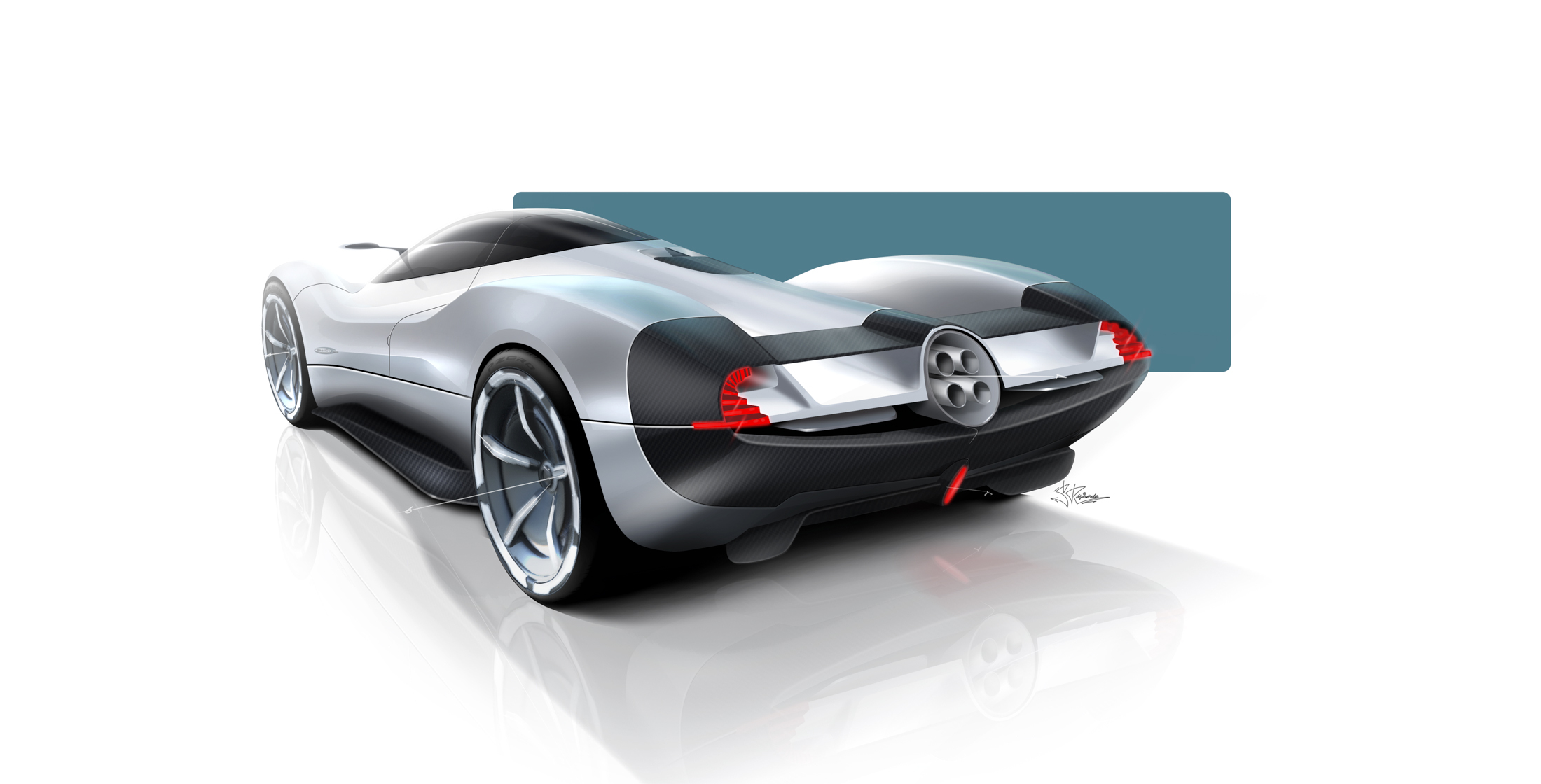 Pagani Alisea Concept (IED), 2024 – Design Sketch