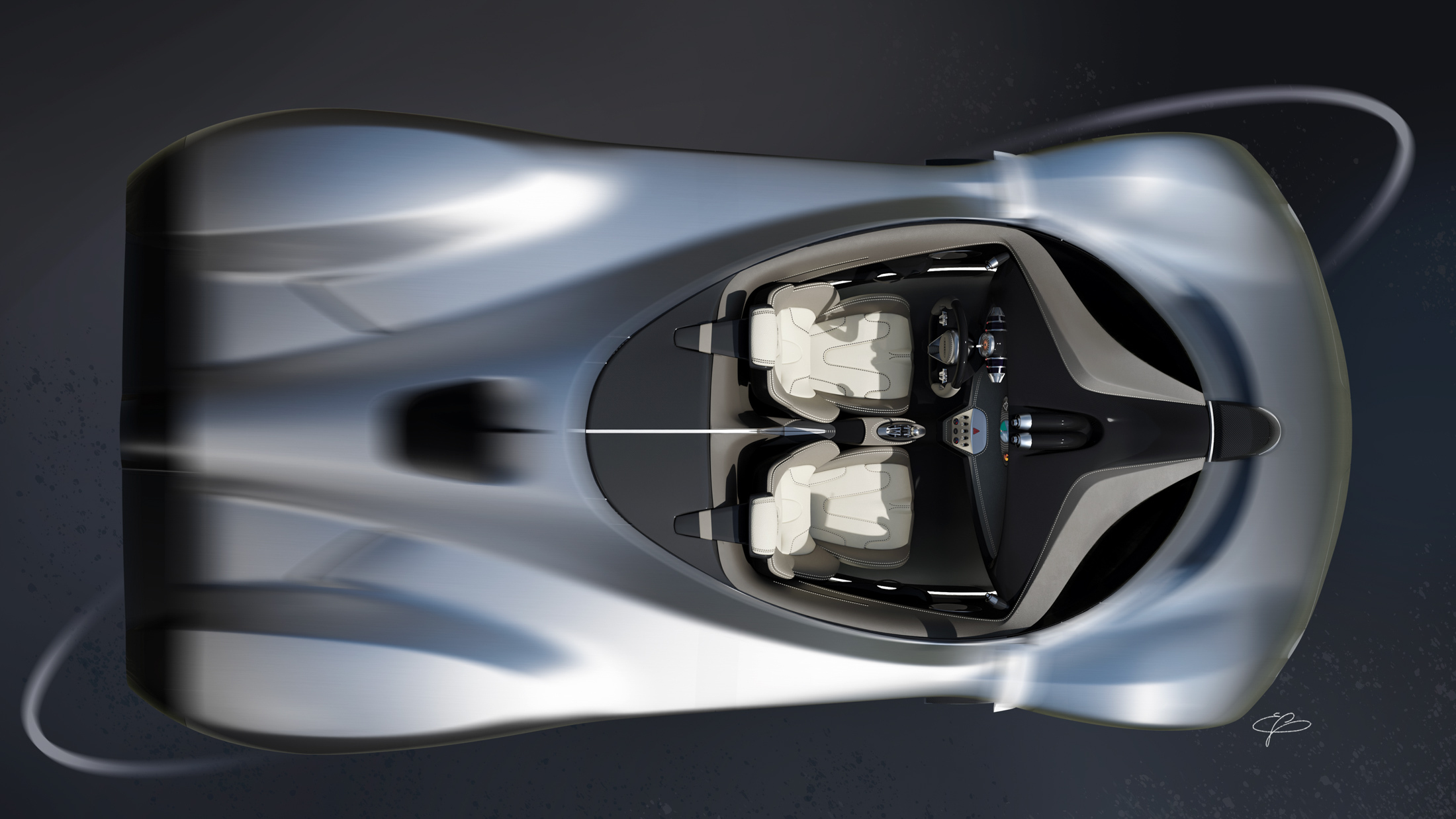 Pagani Alisea Concept (IED), 2024 – Design Sketch – Interior