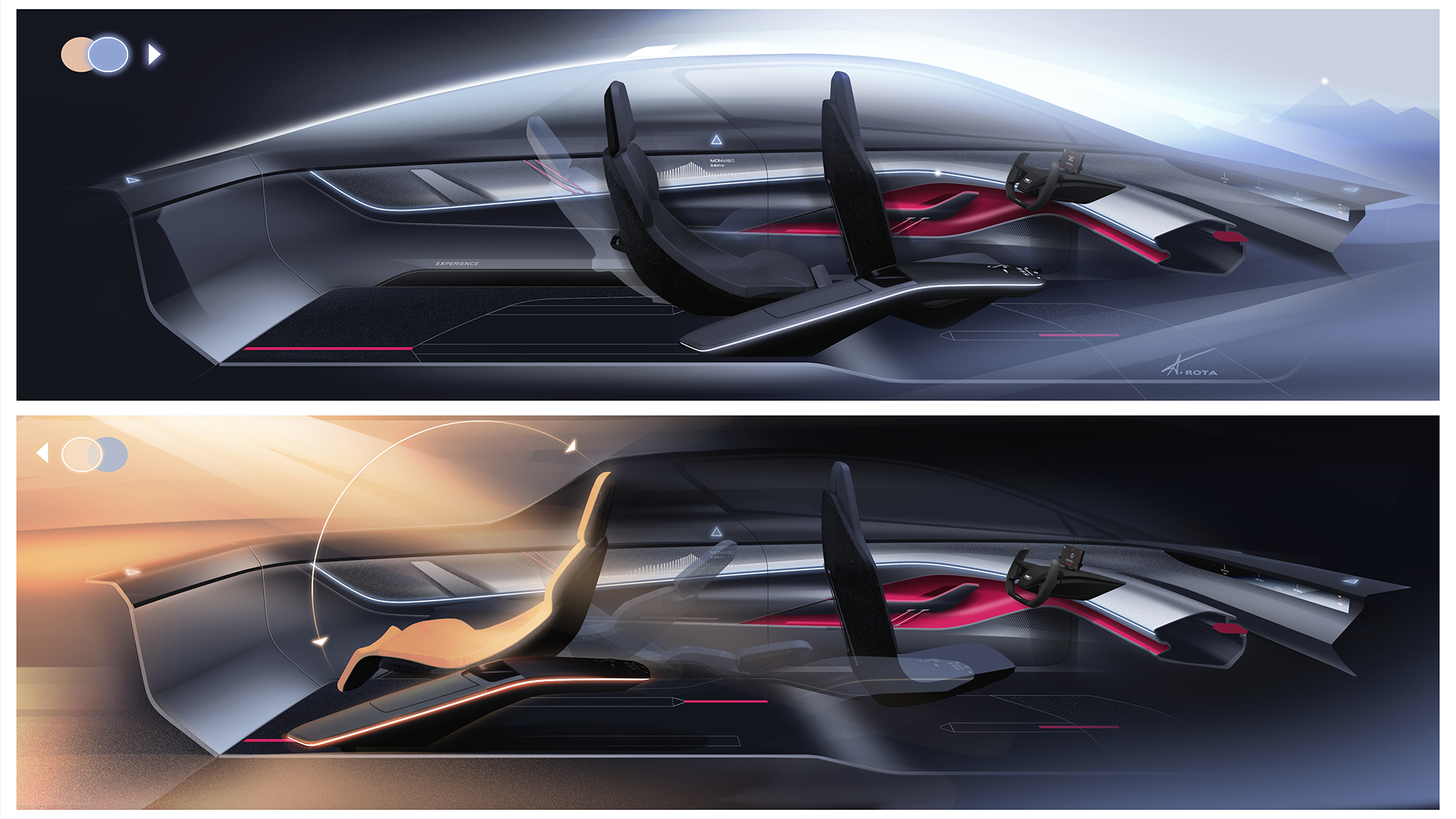 ItalDesign Quintessenza Concept, 2024 – Design Sketch – Interior