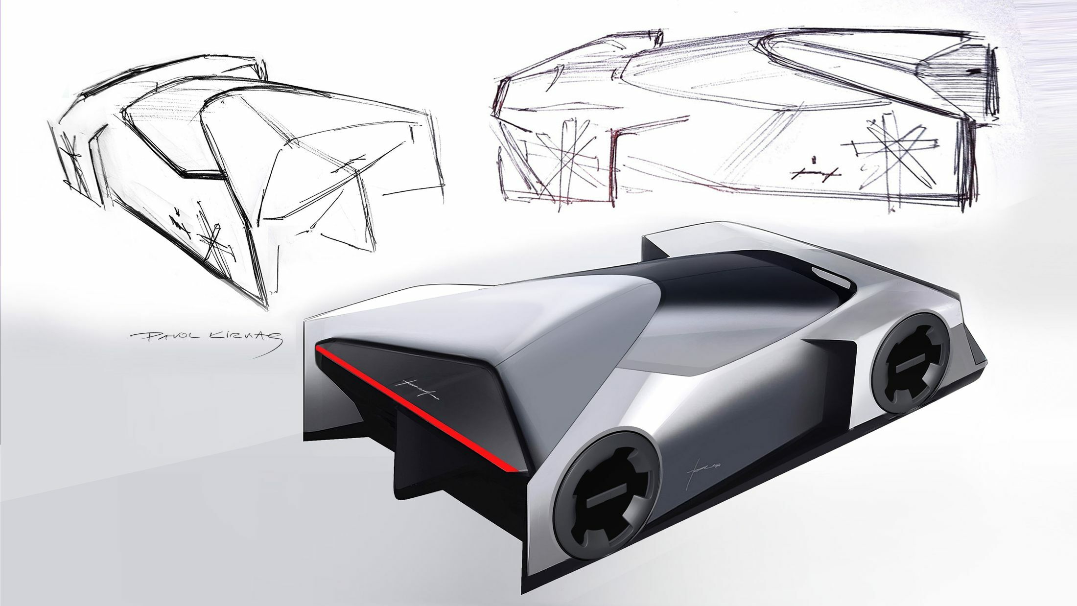 Pininfarina Enigma GT, 2024 – Design Sketch