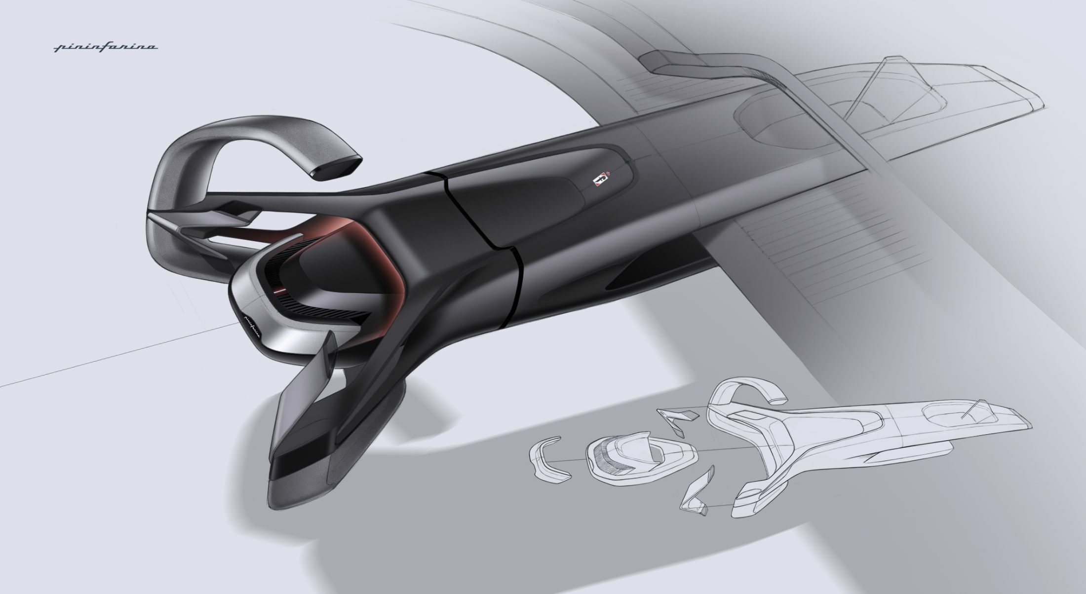 Pininfarina Enigma GT, 2024 – Design Sketch