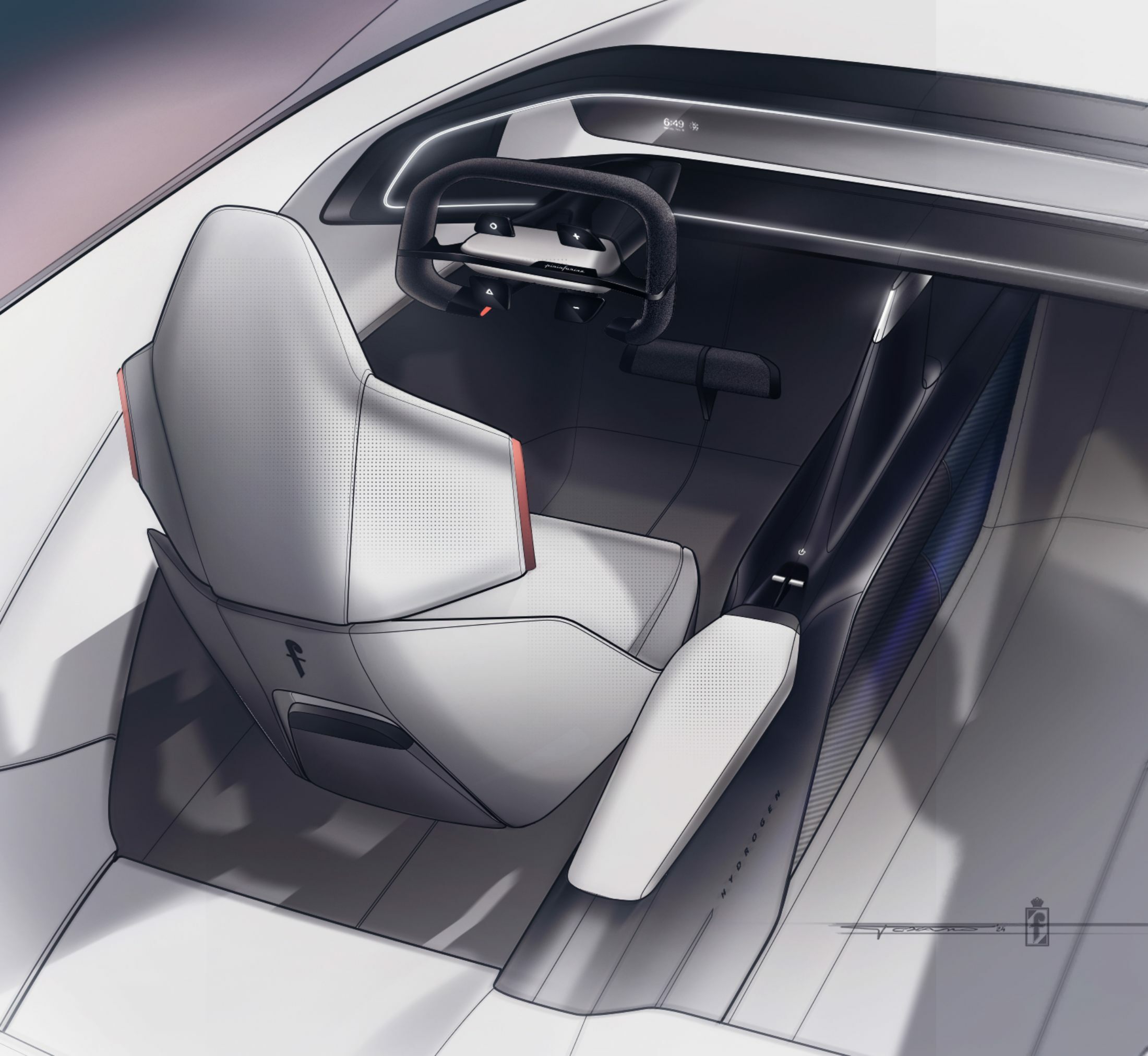 Pininfarina Enigma GT, 2024 – Design Sketch