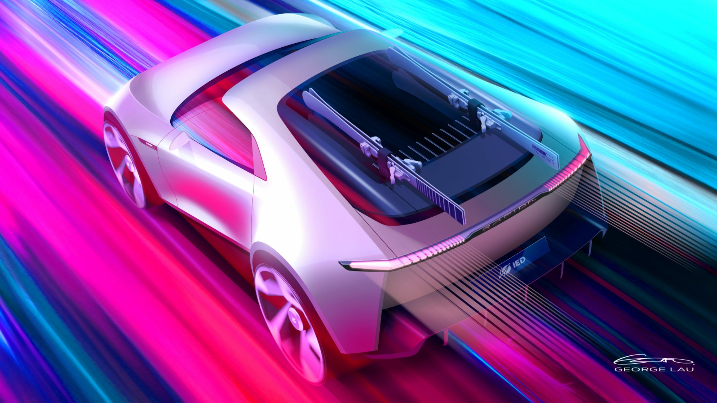 IED Torino x ItalDesign Rapida, 2025 – Design Sketch by George Lau