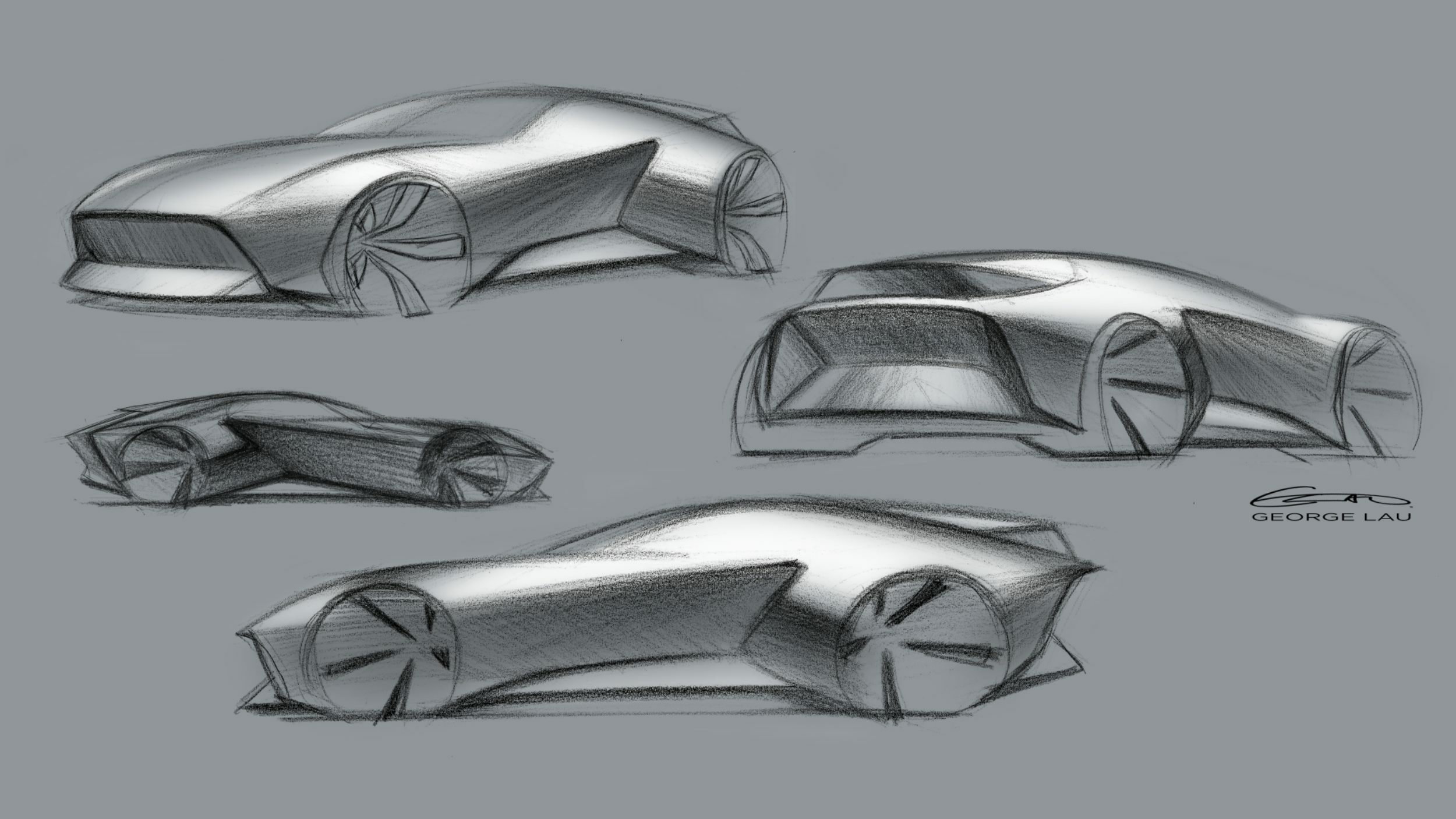 IED Torino x ItalDesign Rapida, 2025 – Design Sketch by George Lau