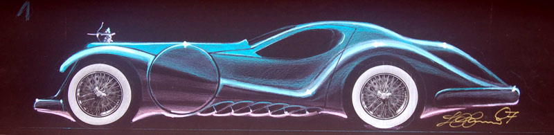 Pierce-Arrow by Colani, 2007 - Design Sketch