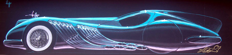Pierce-Arrow by Colani, 2007 - Design Sketch