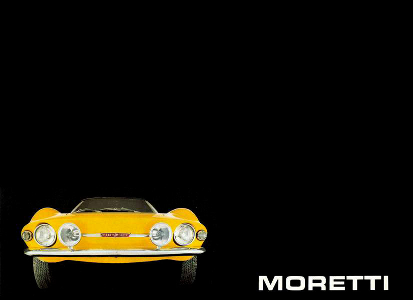 Moretti Fiat 850 Special Coupe Sportiva - Brochure